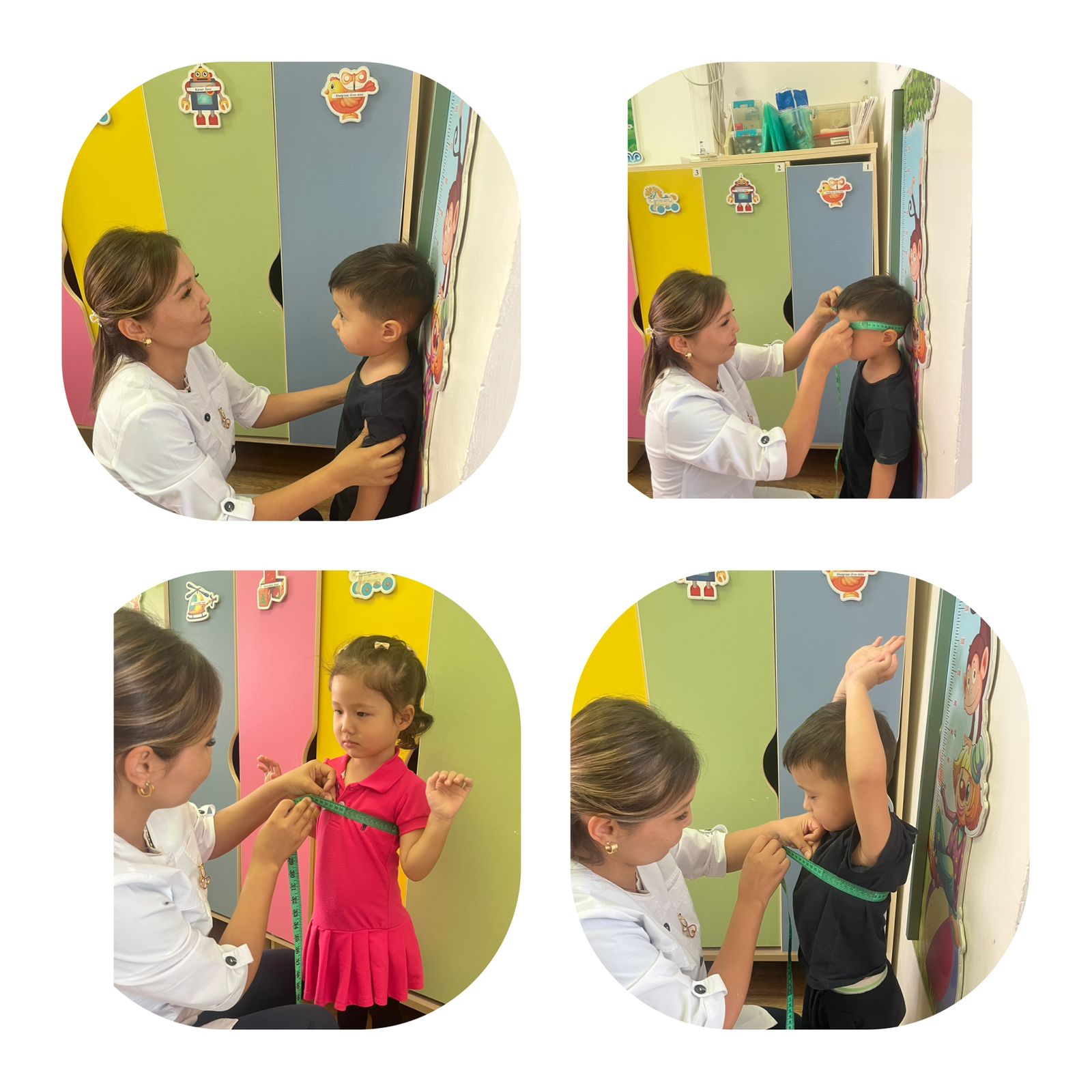 Анторпометрия жүргізу барысы